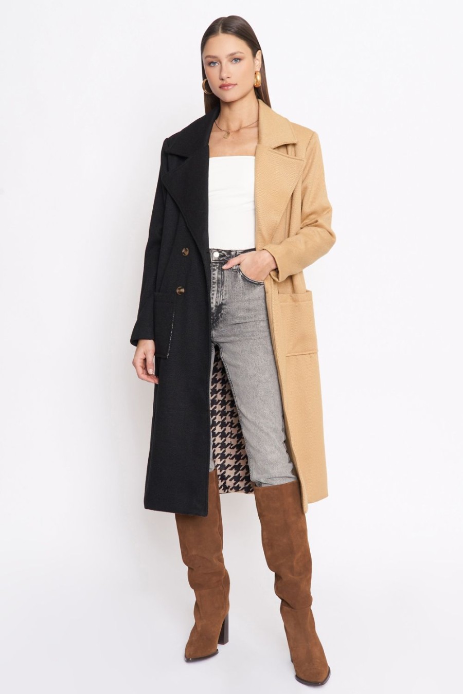 Sweaters + Outerwear 4SI3NNA | Perry Coat